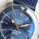 GF Breitling Superocean Heritage II Rose Gold&Blue Dial Rubber strap 42mm Swiss Grade (4)_th.jpg